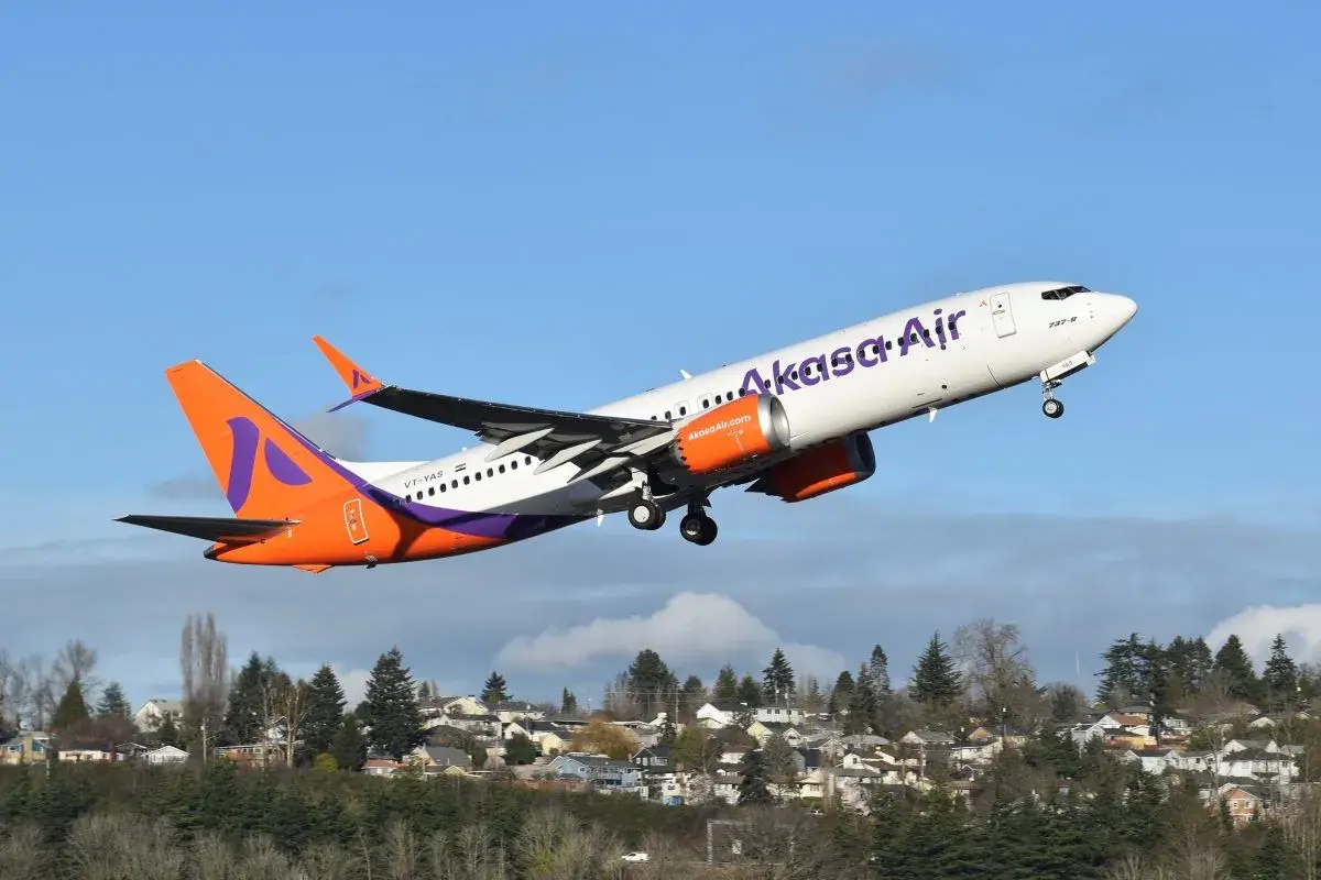 Akasa Air extinde flota cu a 44-a aeronavă, consolidând poziția de lider în creștere