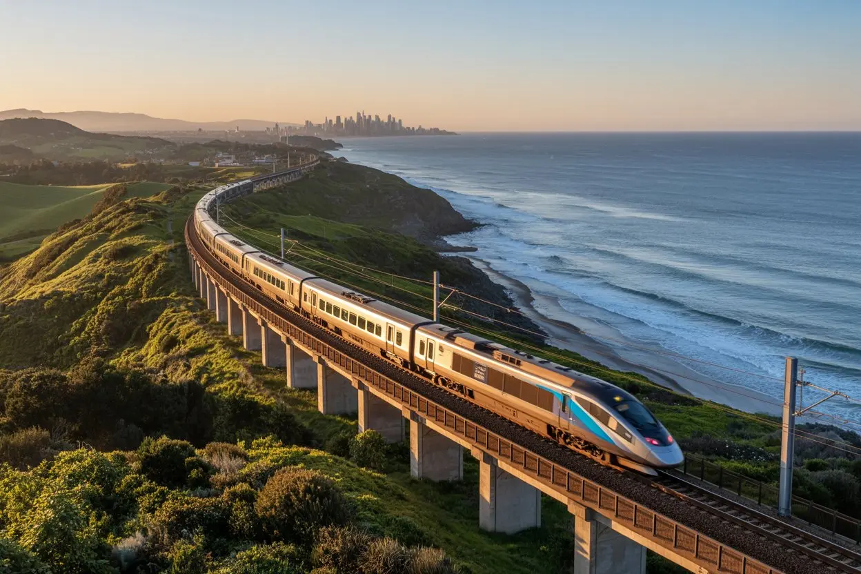 Australia și Noua Zeelandă pregătesc rețelele feroviare costiere pentru Crăciunul 2026