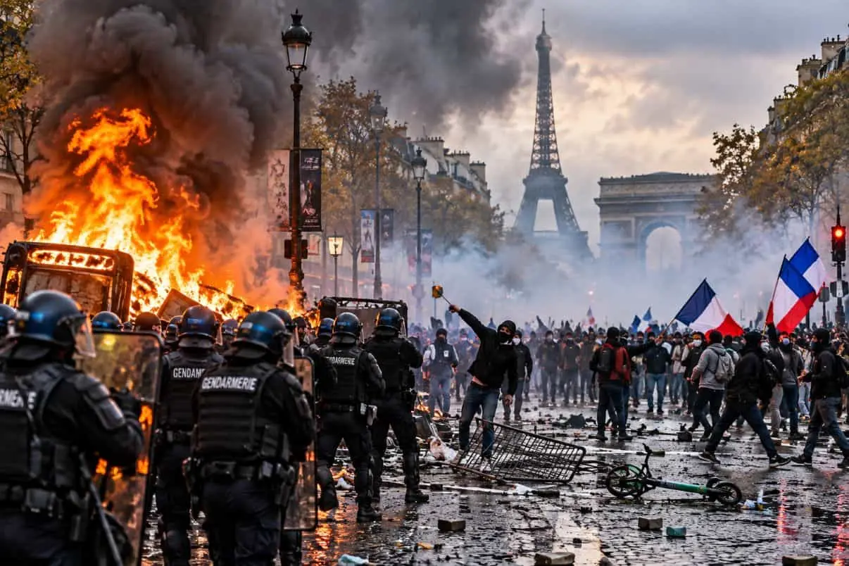 Avertismentul de călătorie în Franța se intensifică deoarece protestele din Paris perturb vizitele la Louvre și crește