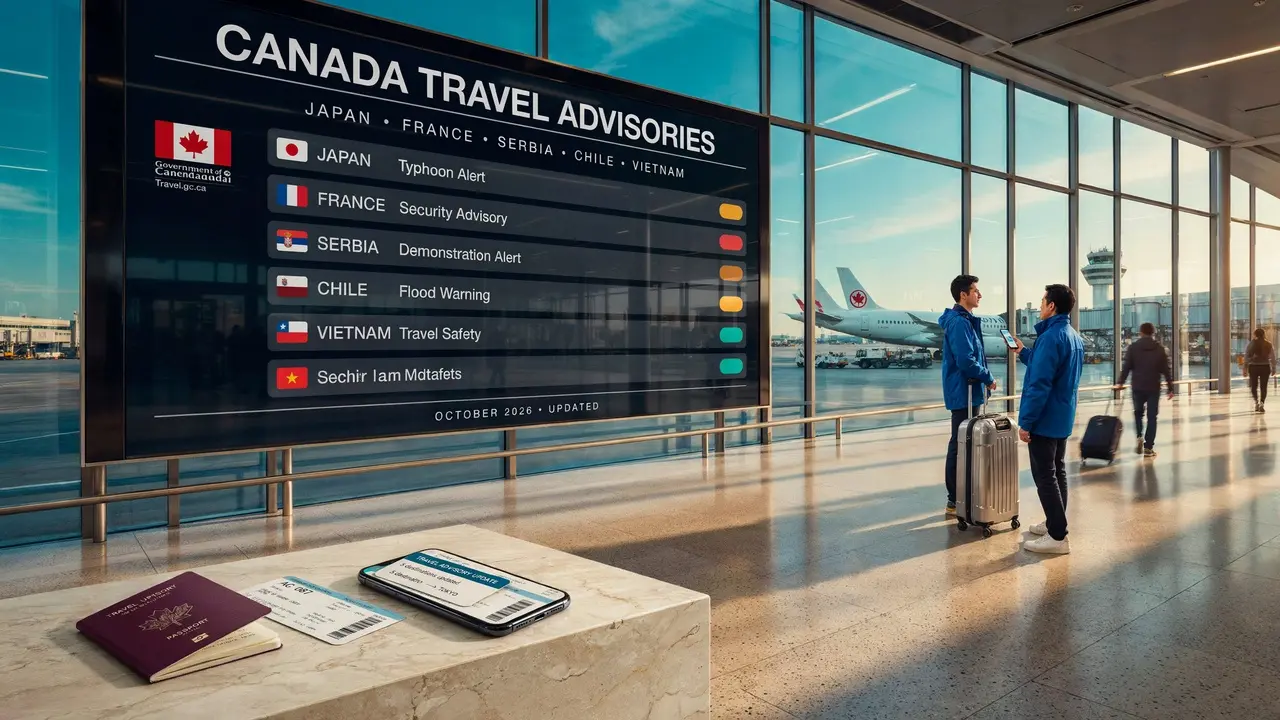 Canada avertizează turiștii: riscuri majore în Japonia, Franța, Serbia, Chile și Vietnam