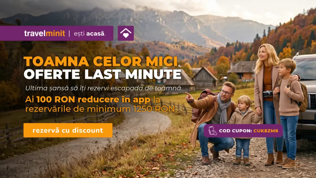 Cod de reducere de 100 RON pentru vacanța de toamnă