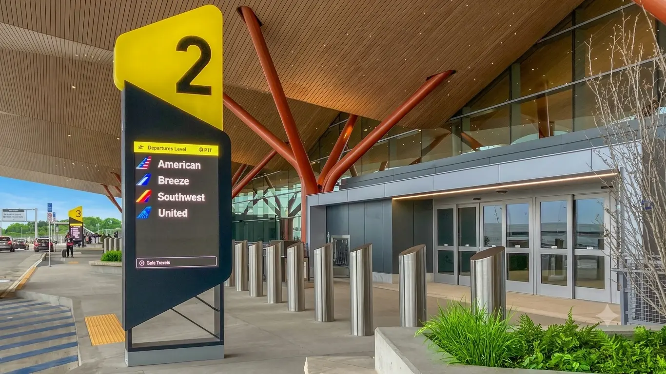Aeroportul din Pittsburgh deschide terasă pentru pasageri