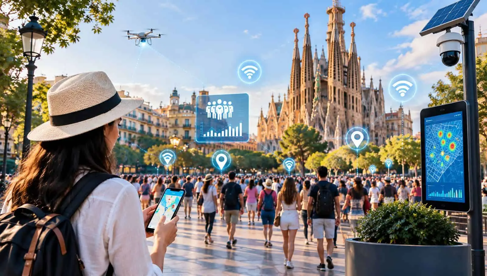 Spania combate supraturismul cu rețele inteligente de IA și IoT